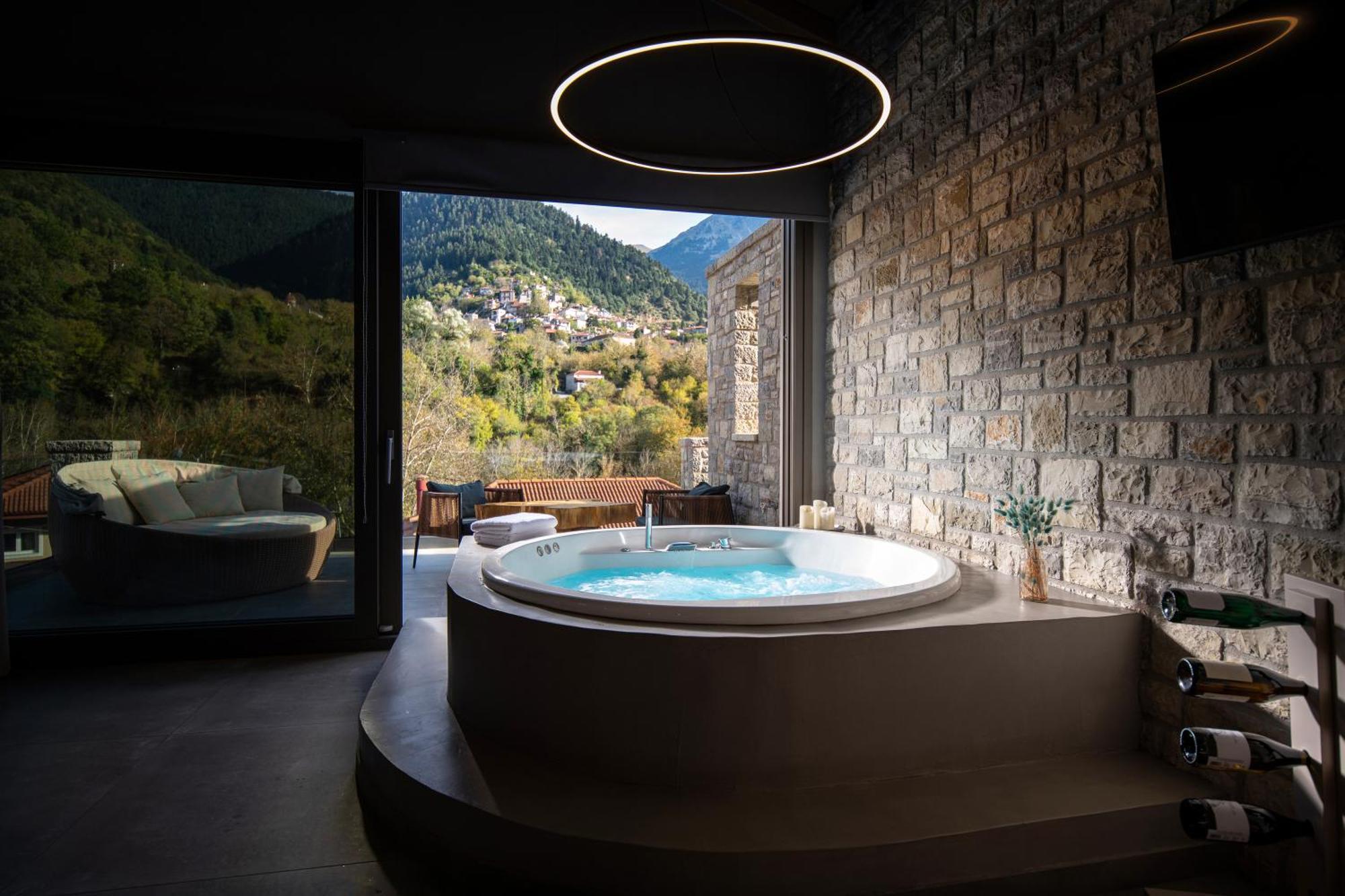 Evora Luxury Suites Mega Chorio Ngoại thất bức ảnh