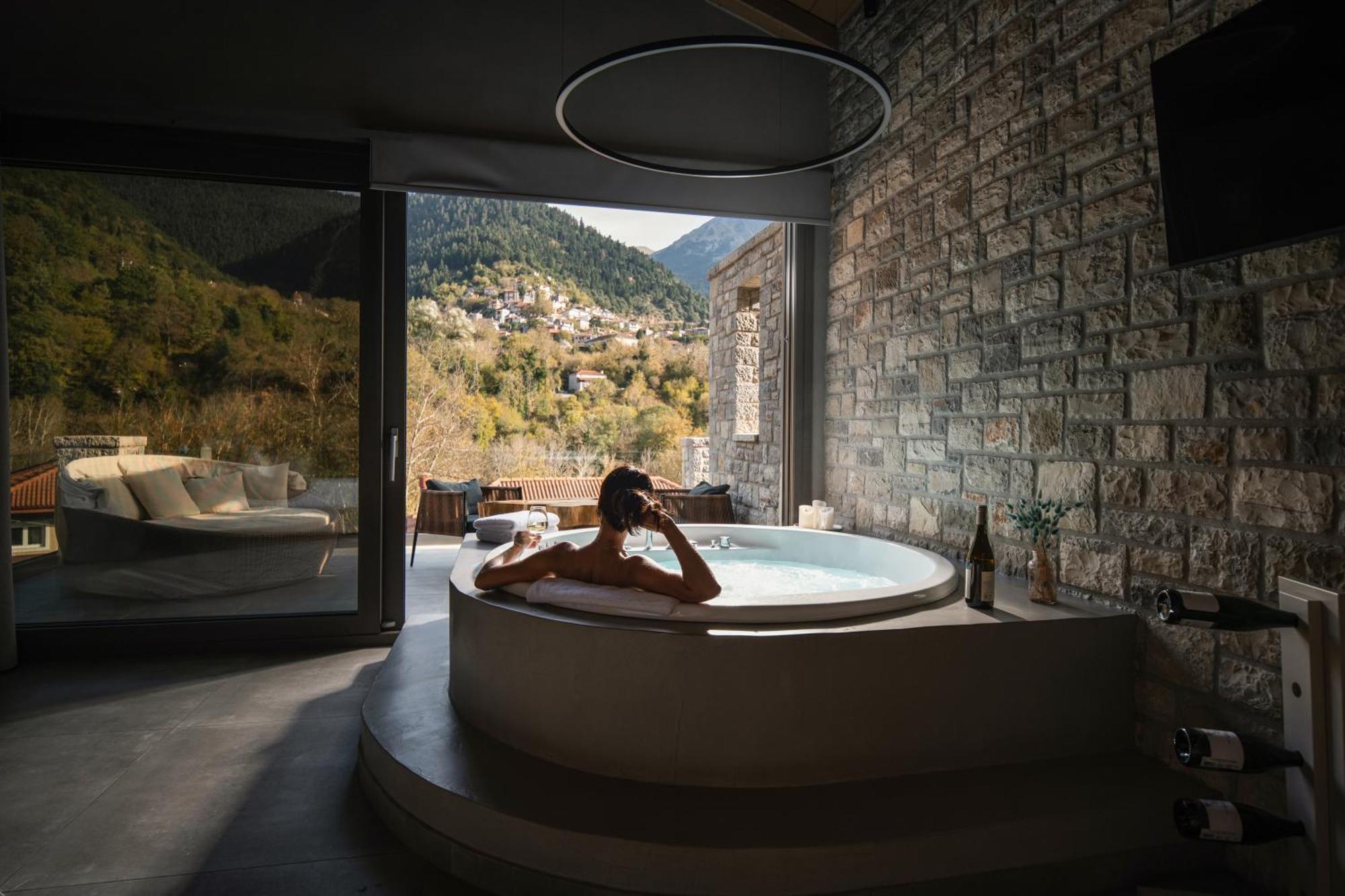 Evora Luxury Suites Mega Chorio Ngoại thất bức ảnh