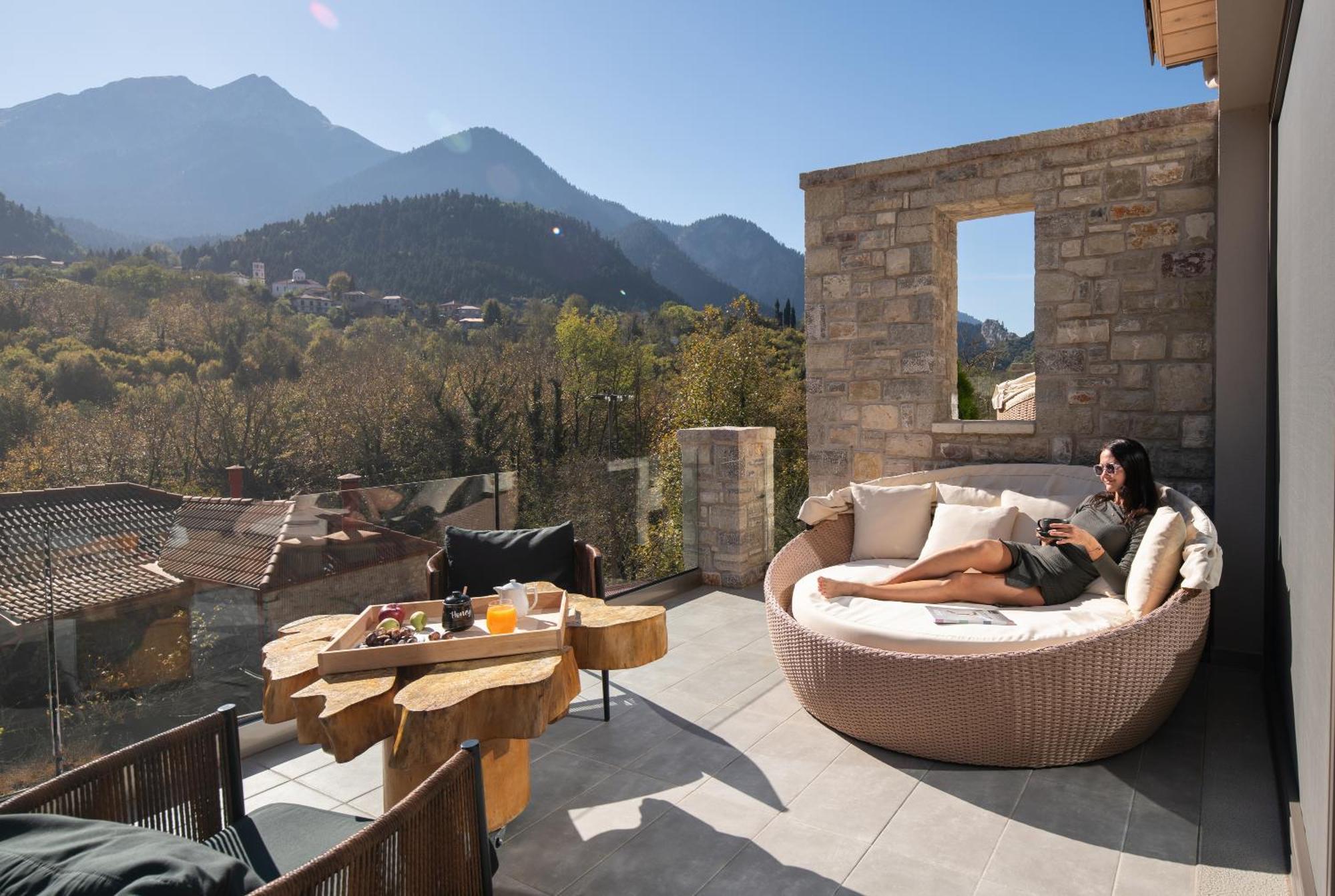 Evora Luxury Suites Mega Chorio Ngoại thất bức ảnh