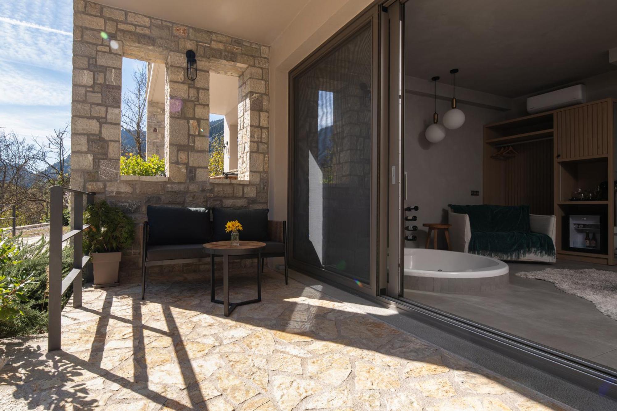 Evora Luxury Suites Mega Chorio Ngoại thất bức ảnh