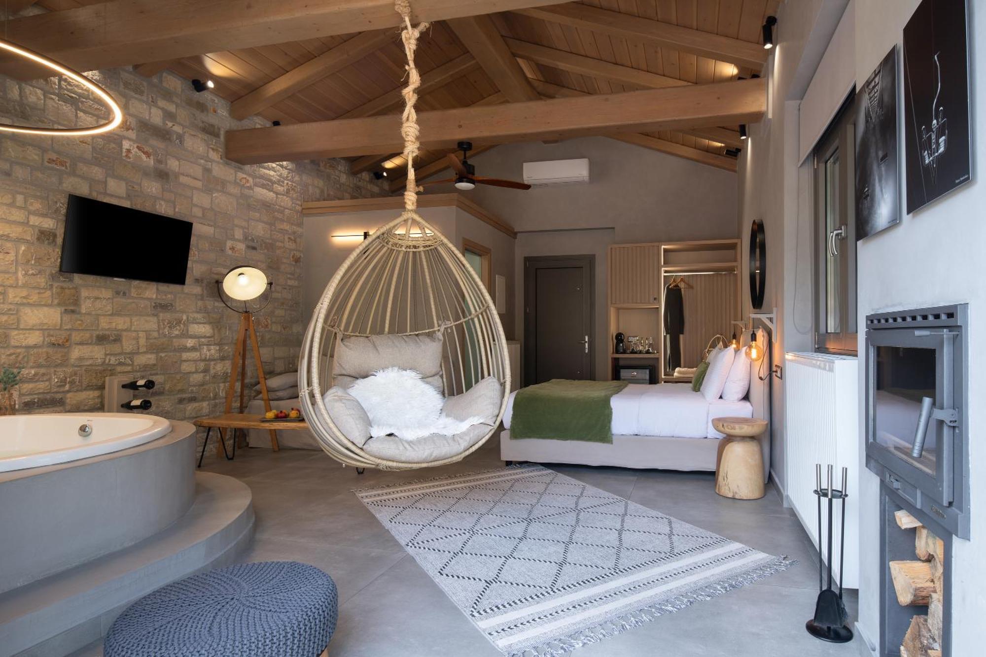 Evora Luxury Suites Mega Chorio Ngoại thất bức ảnh