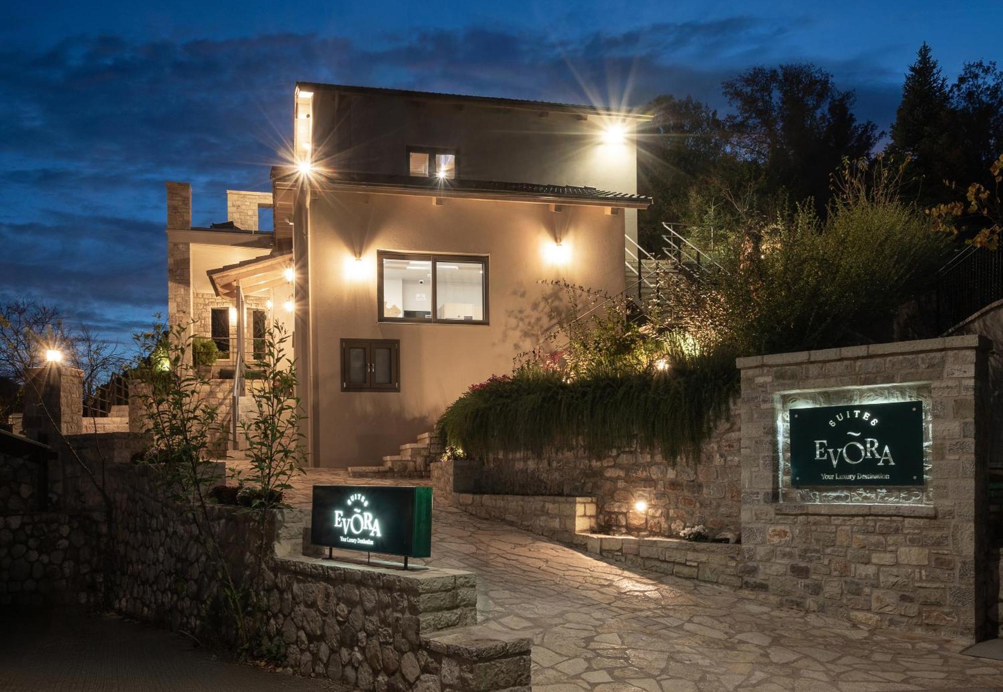 Evora Luxury Suites Mega Chorio Ngoại thất bức ảnh